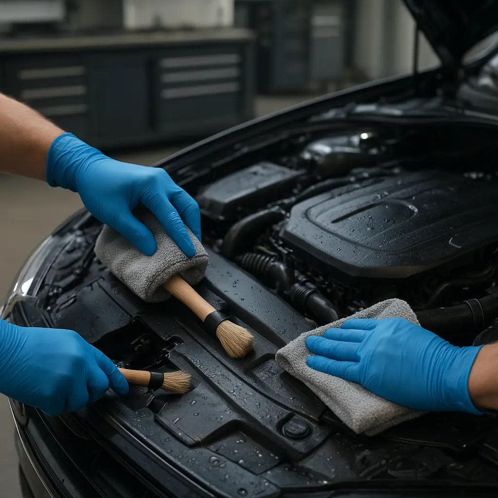 Motorraumreinigung